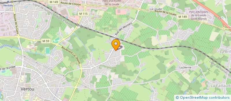 localisation de l'entreprise REGCINCO  VERTOU