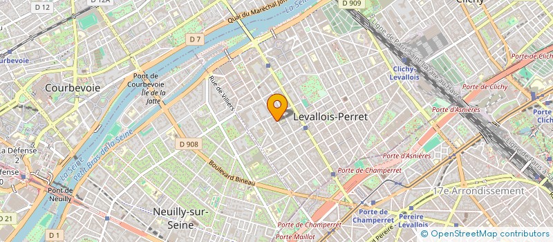 localisation de l'entreprise REGECO à LEVALLOIS-PERRET