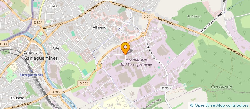 localisation de l'entreprise REGEL RSO à SARREGUEMINES
