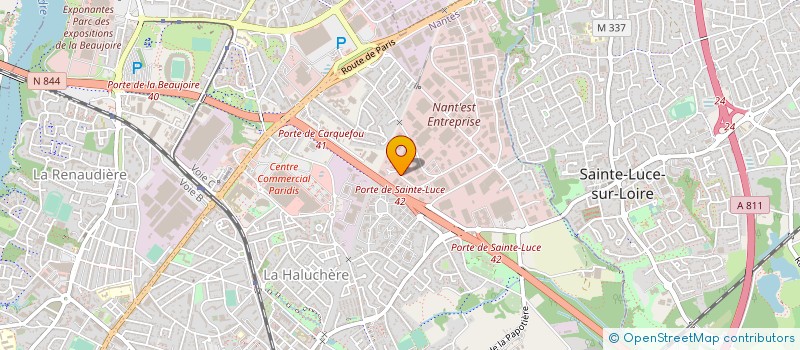 localisation de l'entreprise REGELAV à NANTES