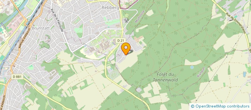 localisation de l'entreprise REGELMANN FROID-CLIM CONSULTANT à RIEDISHEIM
