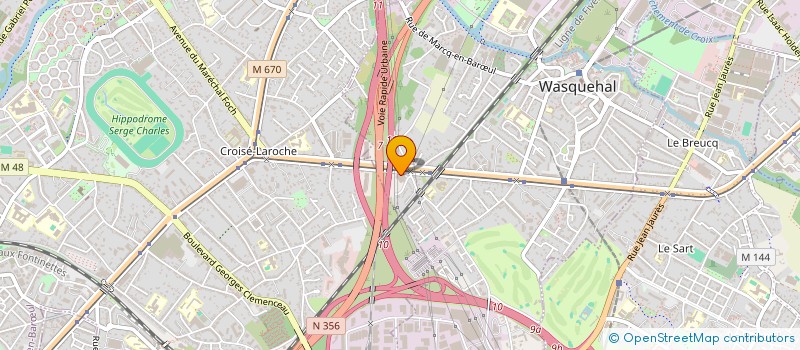 localisation de l'entreprise REGEN à WASQUEHAL