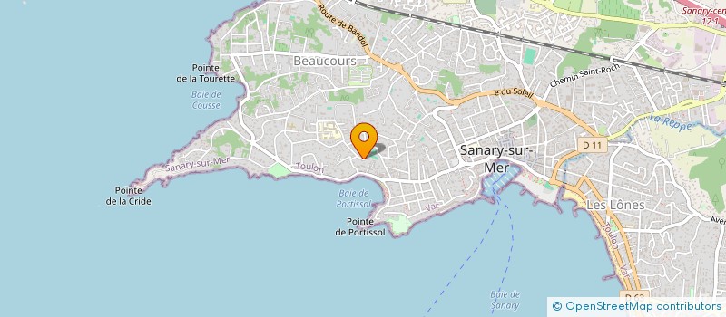 localisation de l'entreprise REGEN à SANARY-SUR-MER