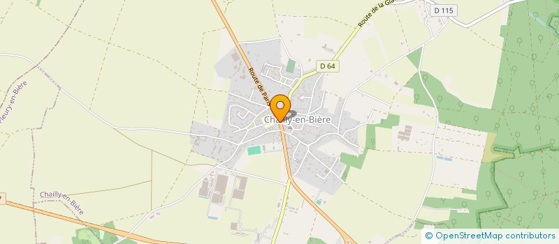 localisation de l'entreprise REGENCE GOURMANDE  CHAILLY-EN-BIERE