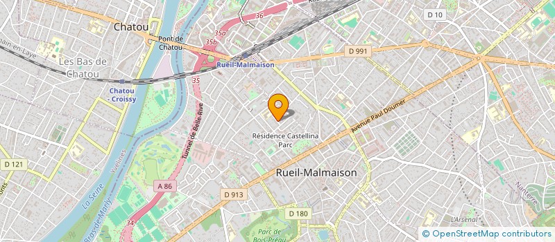 localisation de l'entreprise REGENEER à RUEIL-MALMAISON