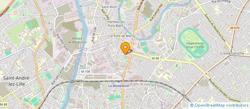 localisation de l'entreprise REGENERATIV à MARCQ-EN-BARŒUL