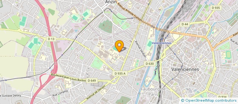 localisation de l'entreprise REGENERE  VALENCIENNES