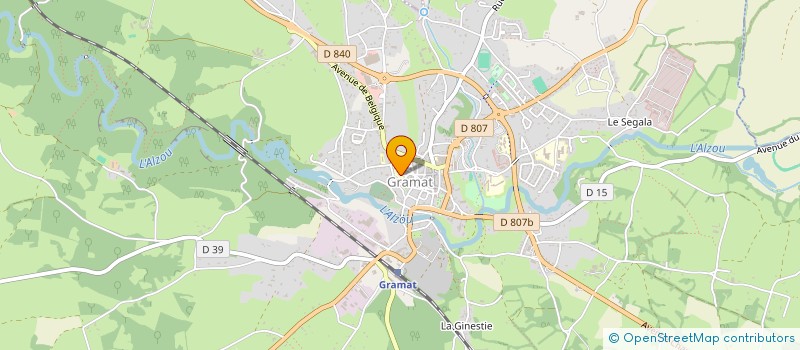 localisation de l'entreprise REGENERE UNION DES ETS ET SERV SANITAIRES MEDICO SOCIAUX NON LUCRATIF DU LOT à GRAMAT