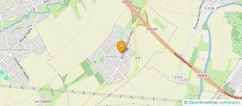 localisation de l'entreprise REGENHOME  ETERVILLE