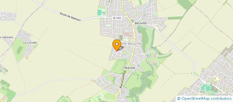 localisation de l'entreprise REGENT  BIEVILLE-BEUVILLE