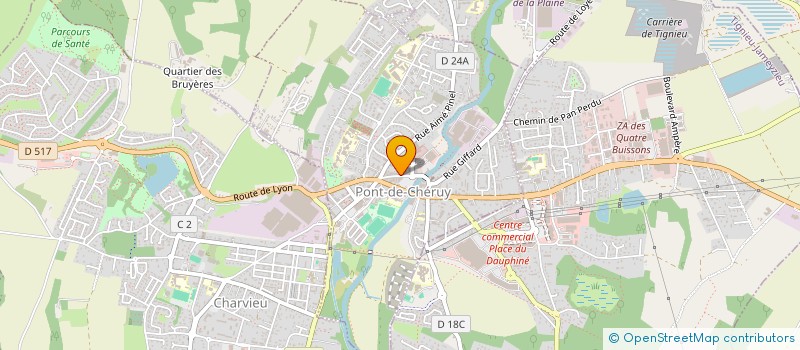 localisation de l'entreprise REGENT  PONT-DE-CHERUY