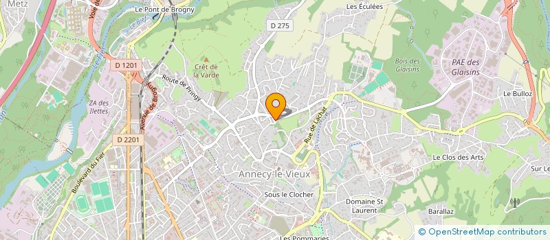 localisation de l'entreprise REGENT DISTRIBUTION à ANNECY