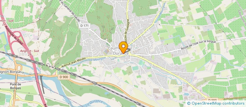 localisation de l'entreprise REGENT ENTREPRISES  CAUMONT-SUR-DURANCE