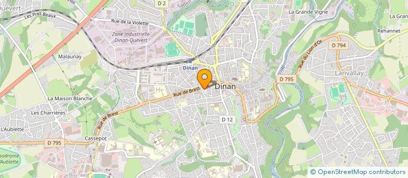 localisation de l'entreprise REGENT IMMOBILIER à DINAN