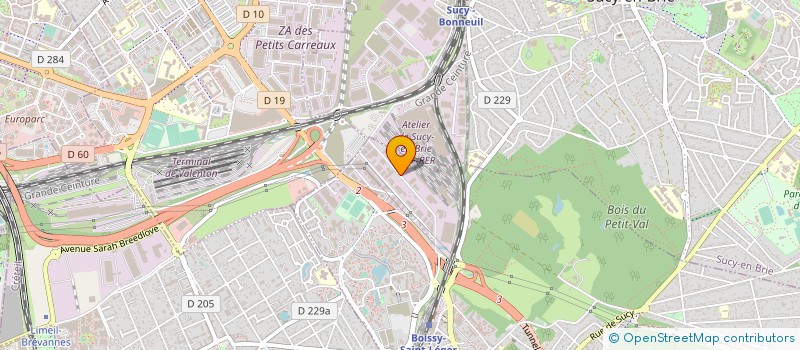 localisation de l'entreprise REGENT TAXIS à BOISSY-SAINT-LEGER