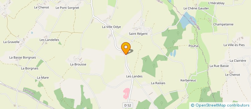 localisation de l'entreprise REGENTE PATRIMOINE  LANRELAS