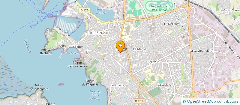 localisation de l'entreprise REGENURBA  SAINT-MALO