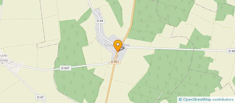 localisation de l'entreprise REGEVE à SOIZY-AUX-BOIS