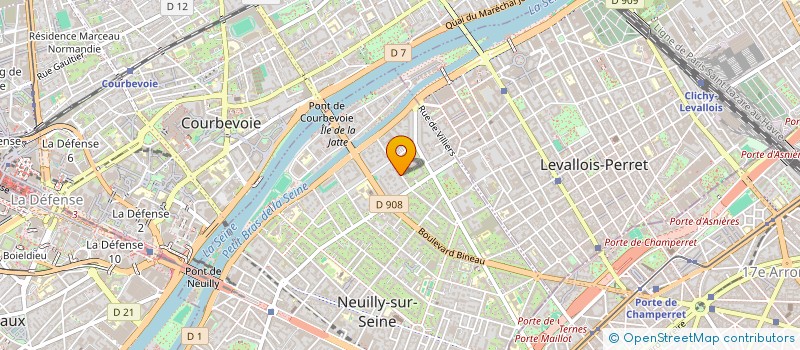localisation de l'entreprise REGGATO à NEUILLY-SUR-SEINE
