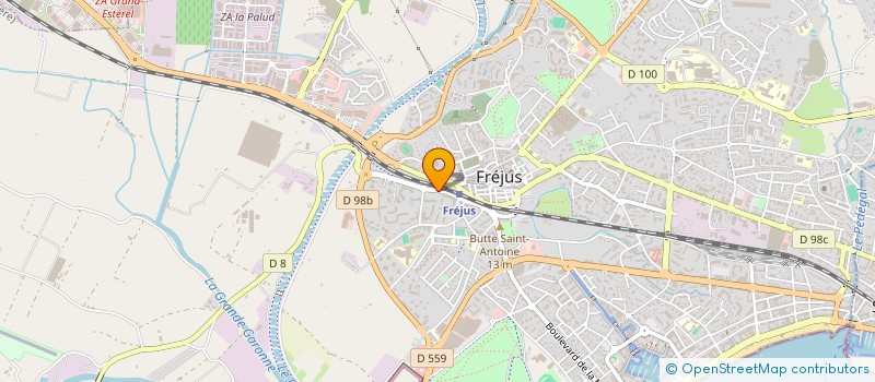 localisation de l'entreprise REGGIANI-LUCAS à FREJUS