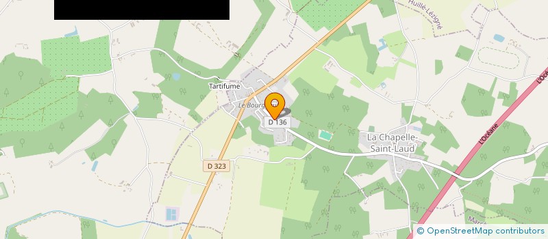 localisation de l'entreprise REGHAIA  LA CHAPELLE-SAINT-LAUD