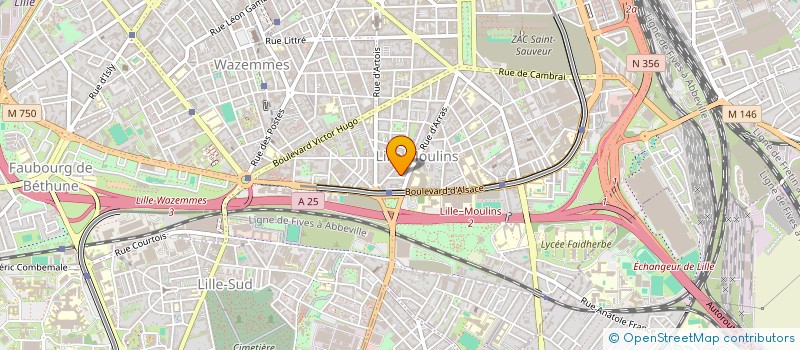 localisation de l'entreprise REGHT (RECHERCHE ET EXPERIMENTATION DU GESTE HISTORIQUE ET TECHNIQUE) à LILLE