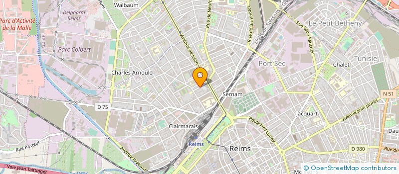 localisation de l'entreprise REGI à REIMS