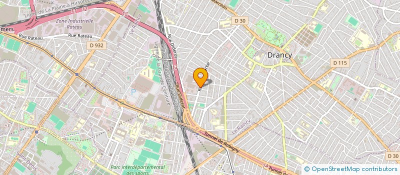localisation de l'entreprise REGI BAT à DRANCY