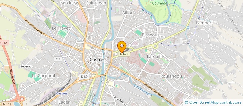 localisation de l'entreprise REGI GRANITS  CASTRES