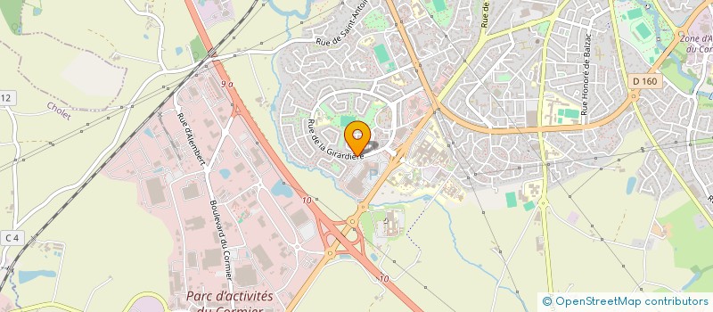 localisation de l'entreprise REGI MOVING à CHOLET