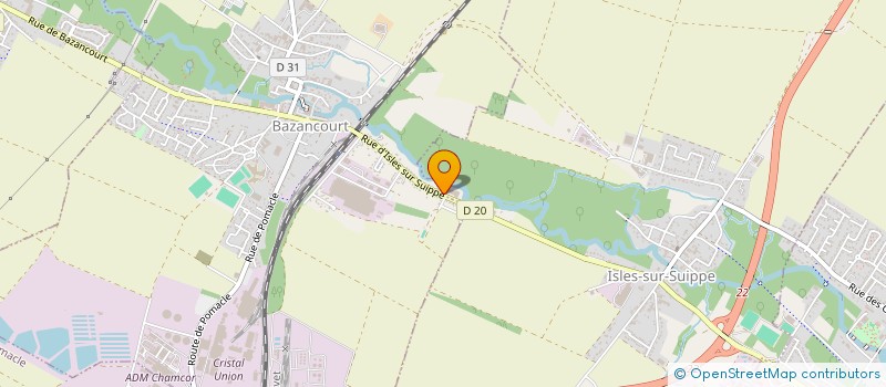 localisation de l'entreprise REGI PERONNE  BAZANCOURT