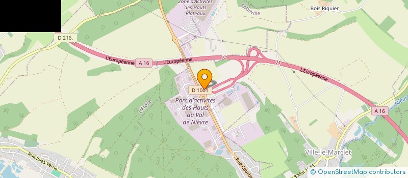 localisation de l'entreprise REGICOM à VILLE-LE-MARCLET