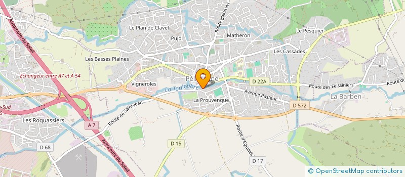 localisation de l'entreprise REGIE 2000 à PELISSANNE
