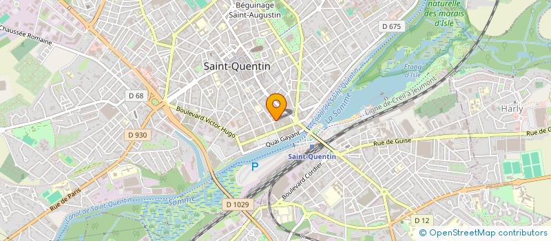 localisation de l'entreprise REGIE 5 à SAINT-QUENTIN