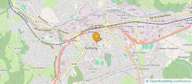 localisation de l'entreprise REGIE ABATTOIR DE FIRMINY à FIRMINY
