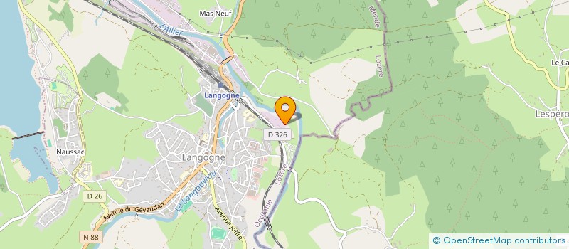 localisation de l'entreprise REGIE ABATTOIR MUNICIPAL à LANGOGNE