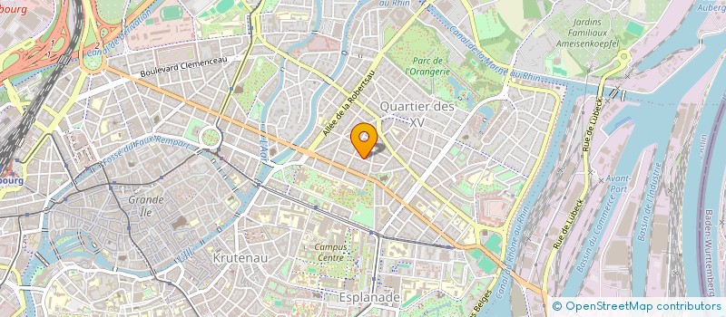 localisation de l'entreprise REGIE ACCESS à STRASBOURG