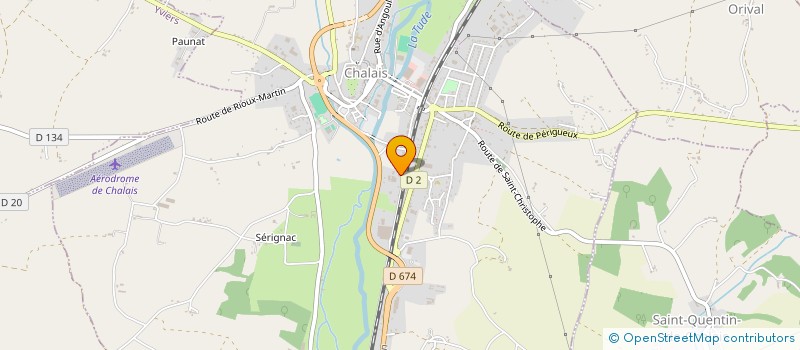 localisation de l'entreprise REGIE AUTONOME ABATTOIR MUNICIPALE à CHALAIS