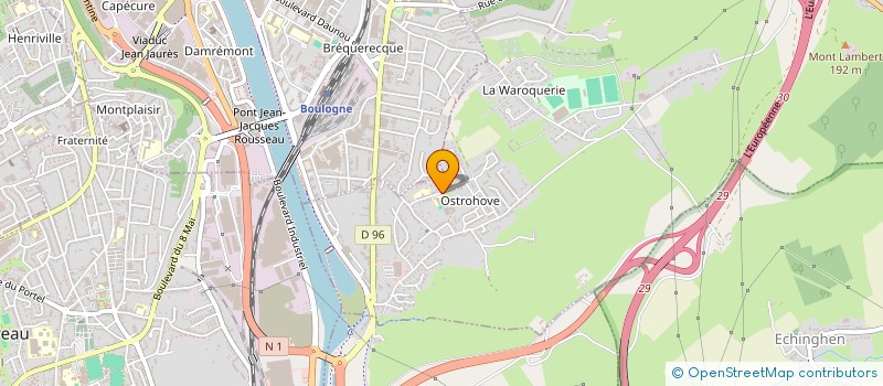 localisation de l'entreprise REGIE AUTONOME PERSONNALISEE DE L'ESPACE CULTUREL GEORGES BRASSENS  SAINT-MARTIN-BOULOGNE