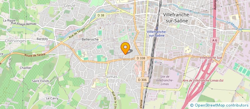 localisation de l'entreprise REGIE BERTHAUD à VILLEFRANCHE-SUR-SAONE
