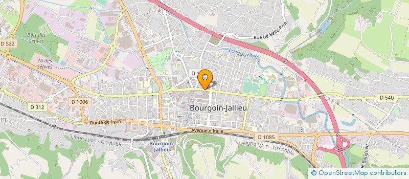 localisation de l'entreprise REGIE BOCHARD SAS  BOURGOIN-JALLIEU