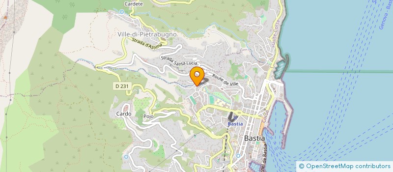 localisation de l'entreprise REGIE C à BASTIA