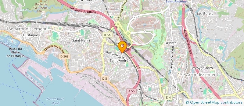 localisation de l'entreprise REGIE'C à MARSEILLE