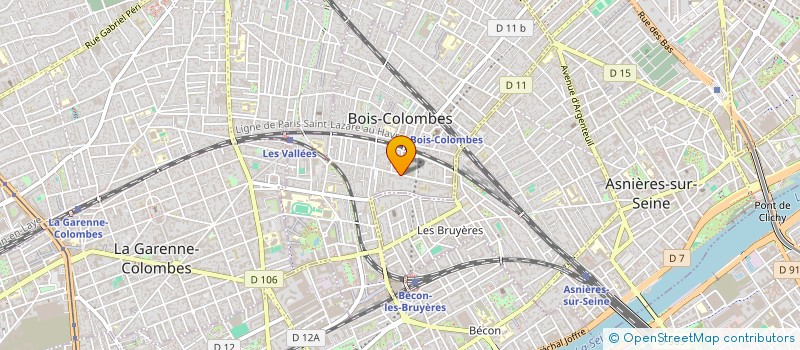localisation de l'entreprise REGIE CARE  BOIS-COLOMBES