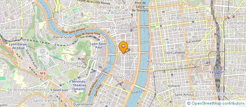 localisation de l'entreprise REGIE CARRON à LYON
