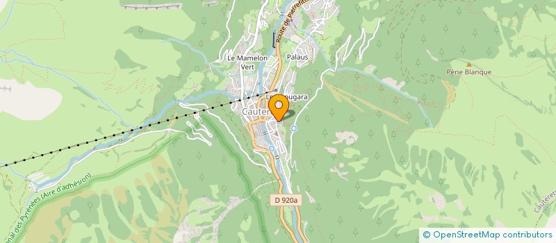 localisation de l'entreprise REGIE CAUTERETS LYS PONT D'ESPAGNE à CAUTERETS
