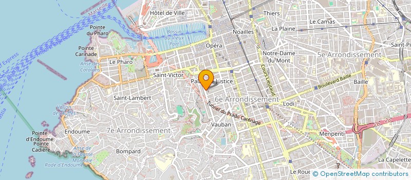 localisation de l'entreprise REGIE-CITE à MARSEILLE