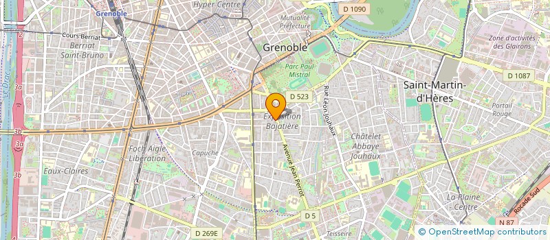 localisation de l'entreprise REGIE COLBERT SARL  GRENOBLE
