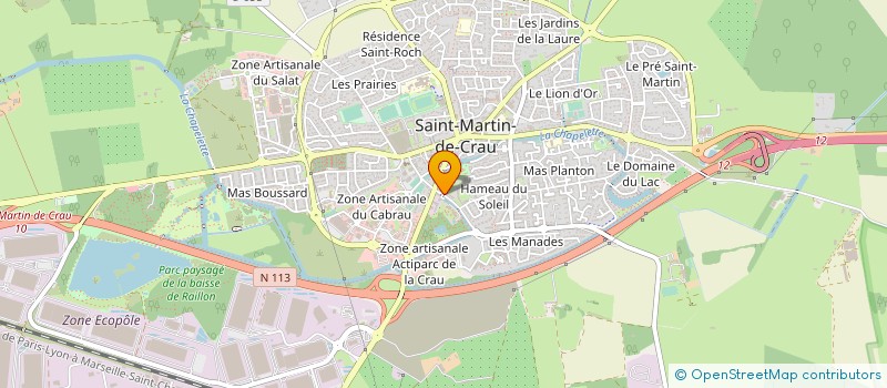 localisation de l'entreprise REGIE COMMEDIA à SAINT-MARTIN-DE-CRAU