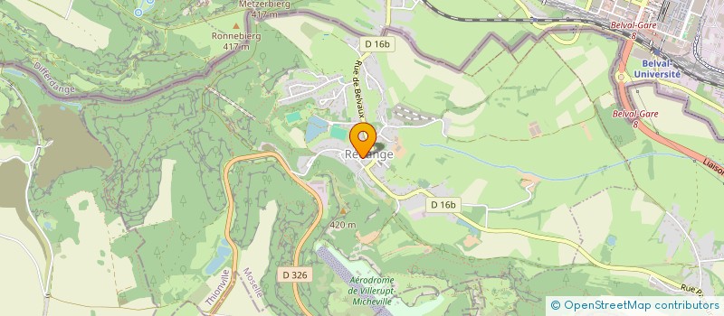 localisation de l'entreprise REGIE COMMUNALE D'ELECTRICITE DE REDANGE à REDANGE